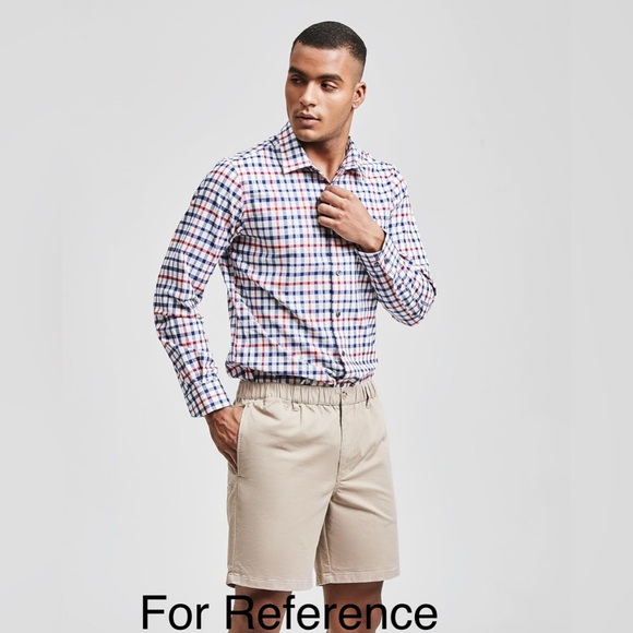 Men's Classic Fit 7" Cotton Casual Shorts Elastic Waistband 36W maamgic - Picture 6 of 16